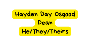 Hayden Day Osgood Dean He They Theirs